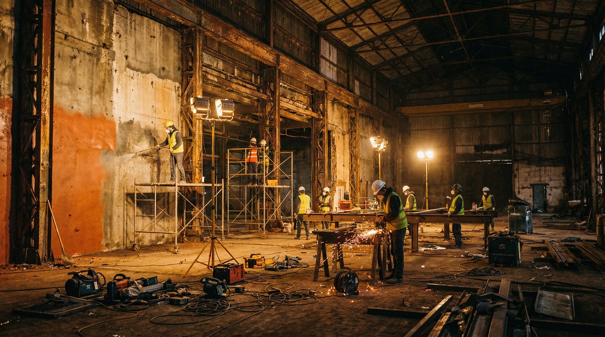 17c废弃工厂改造实录视频教程